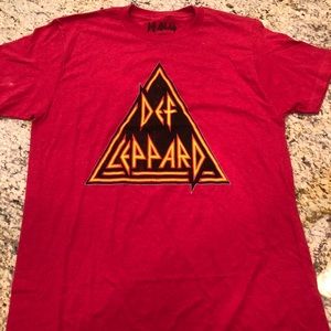 Def Leppard Band Shirt Medium Men